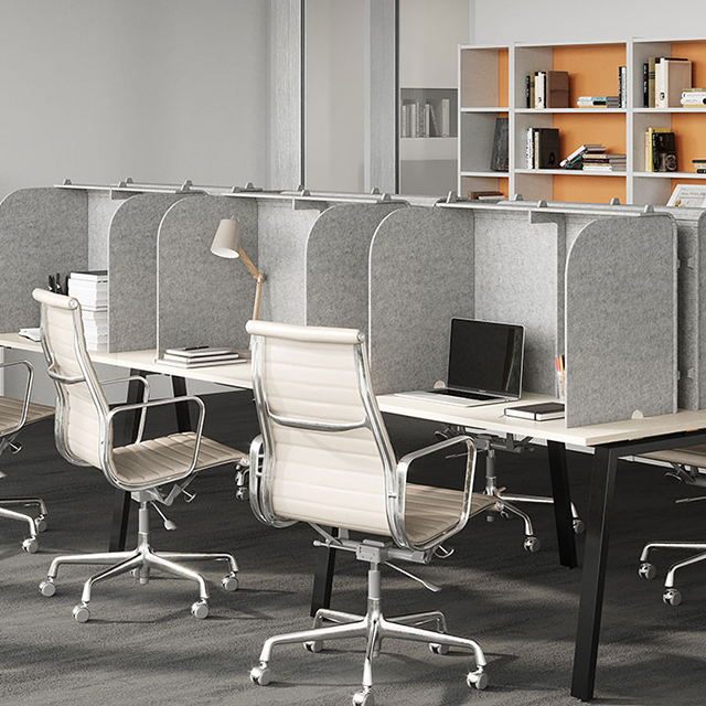 Panel acústico divisor de escritorio