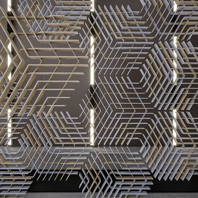 Módulos de techo acústico Crear