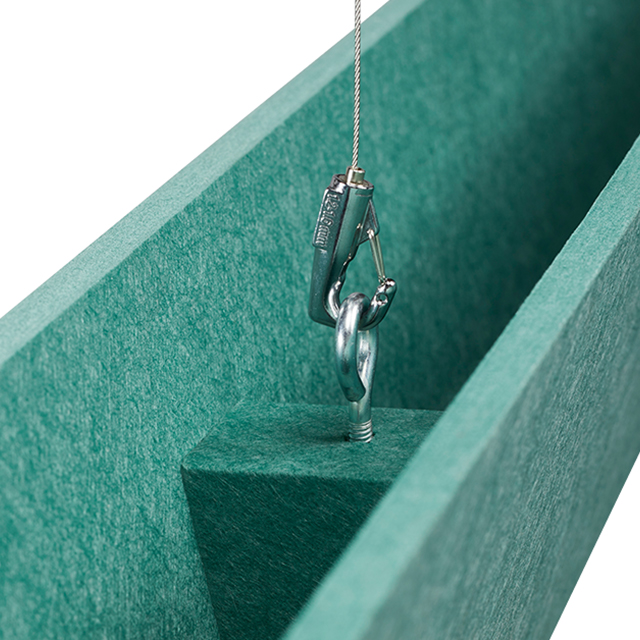 Panel acústico deflector en V