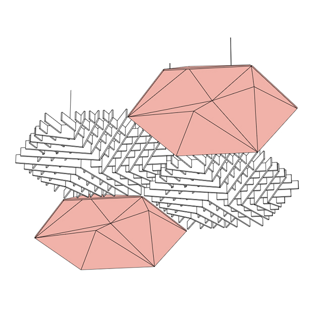 Módulos de techo acústico Crear