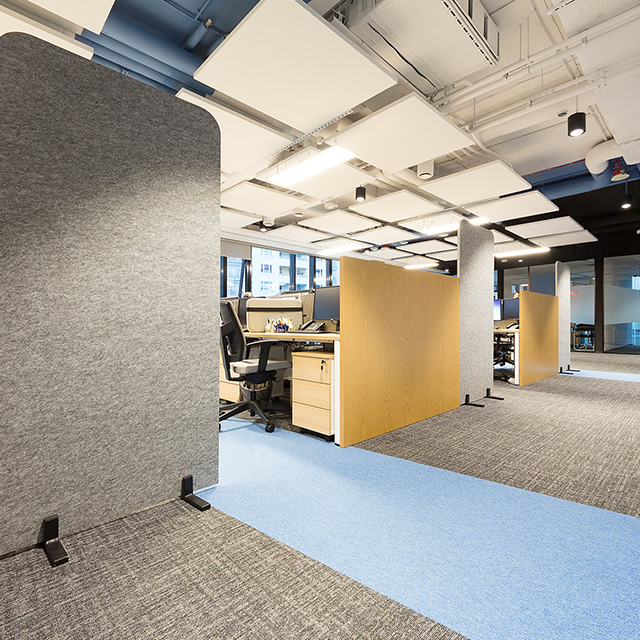 Piso de pantalla acústica