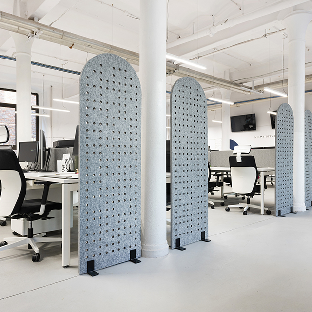 Piso de pantalla acústica